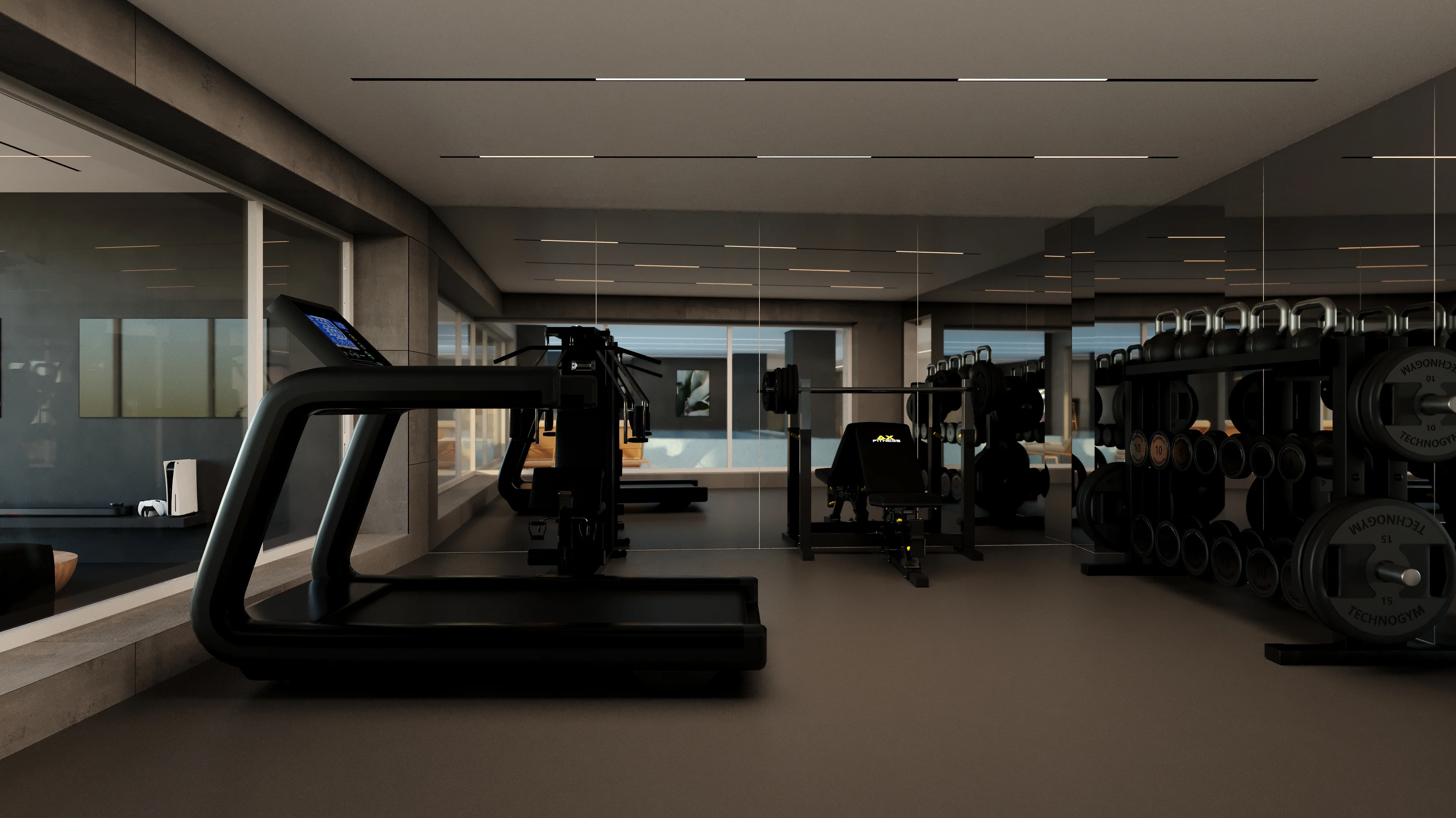 Gym visualisation, view 2