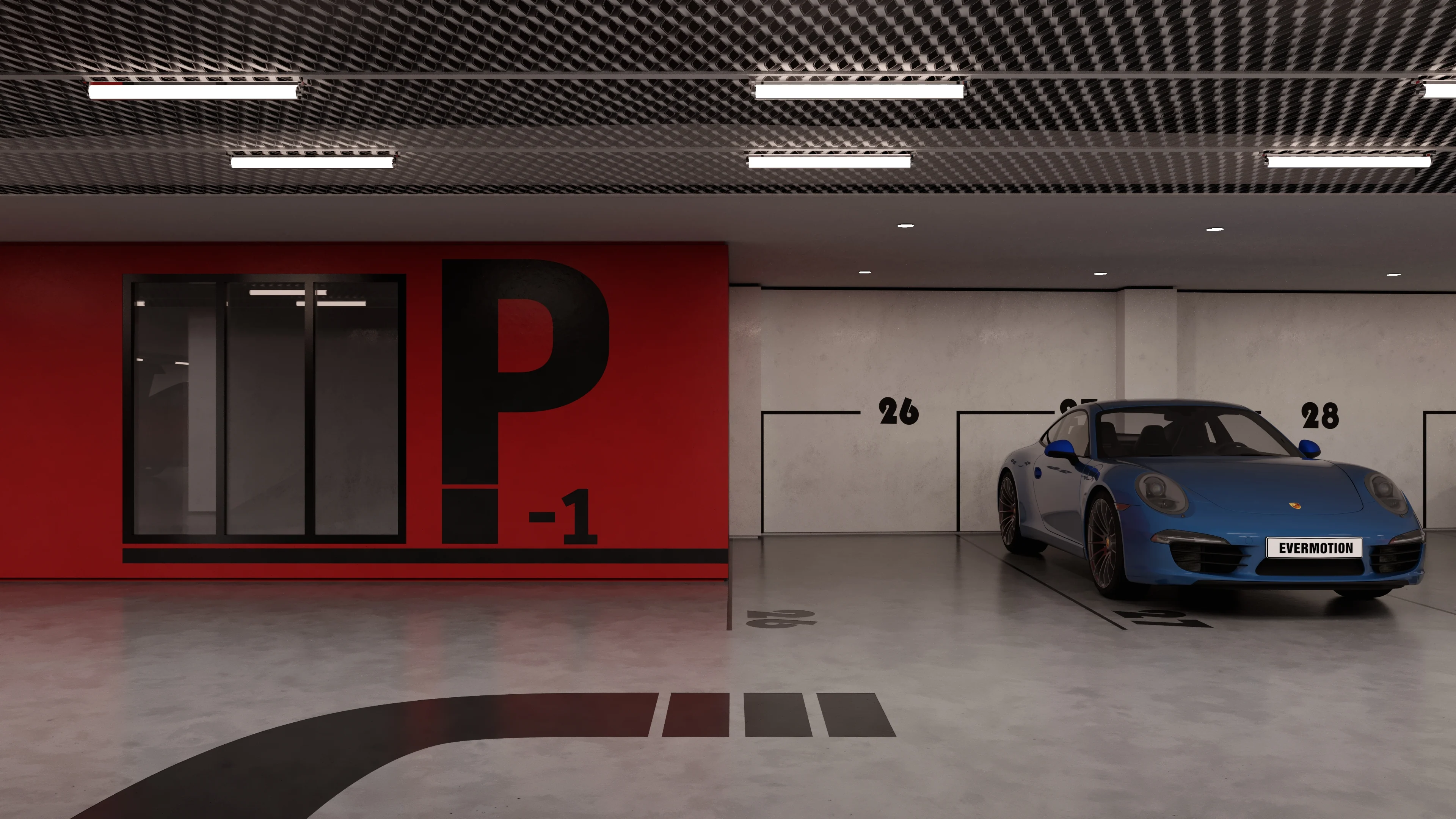 Parking visualisation, view 4