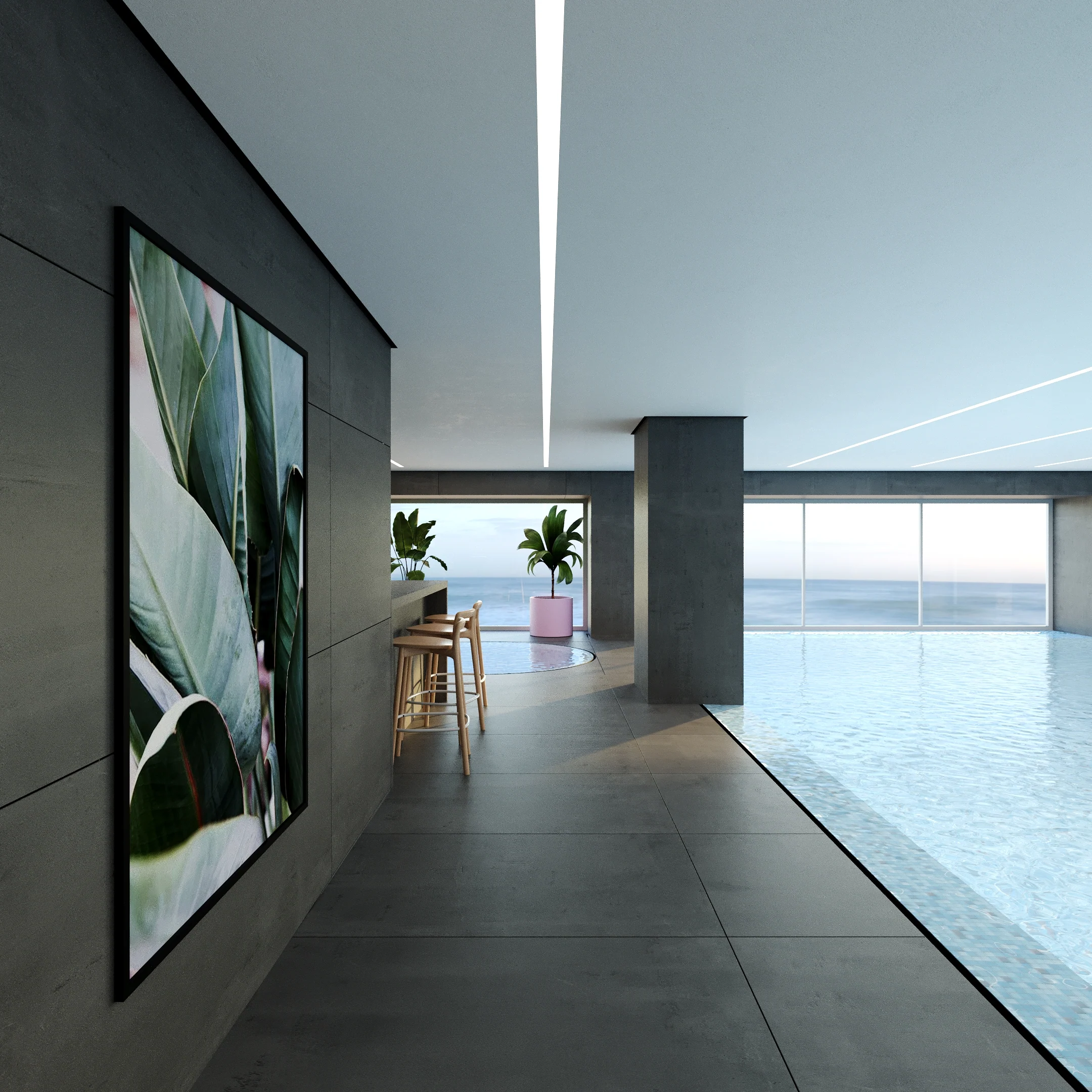 Pool visualisation, view 3