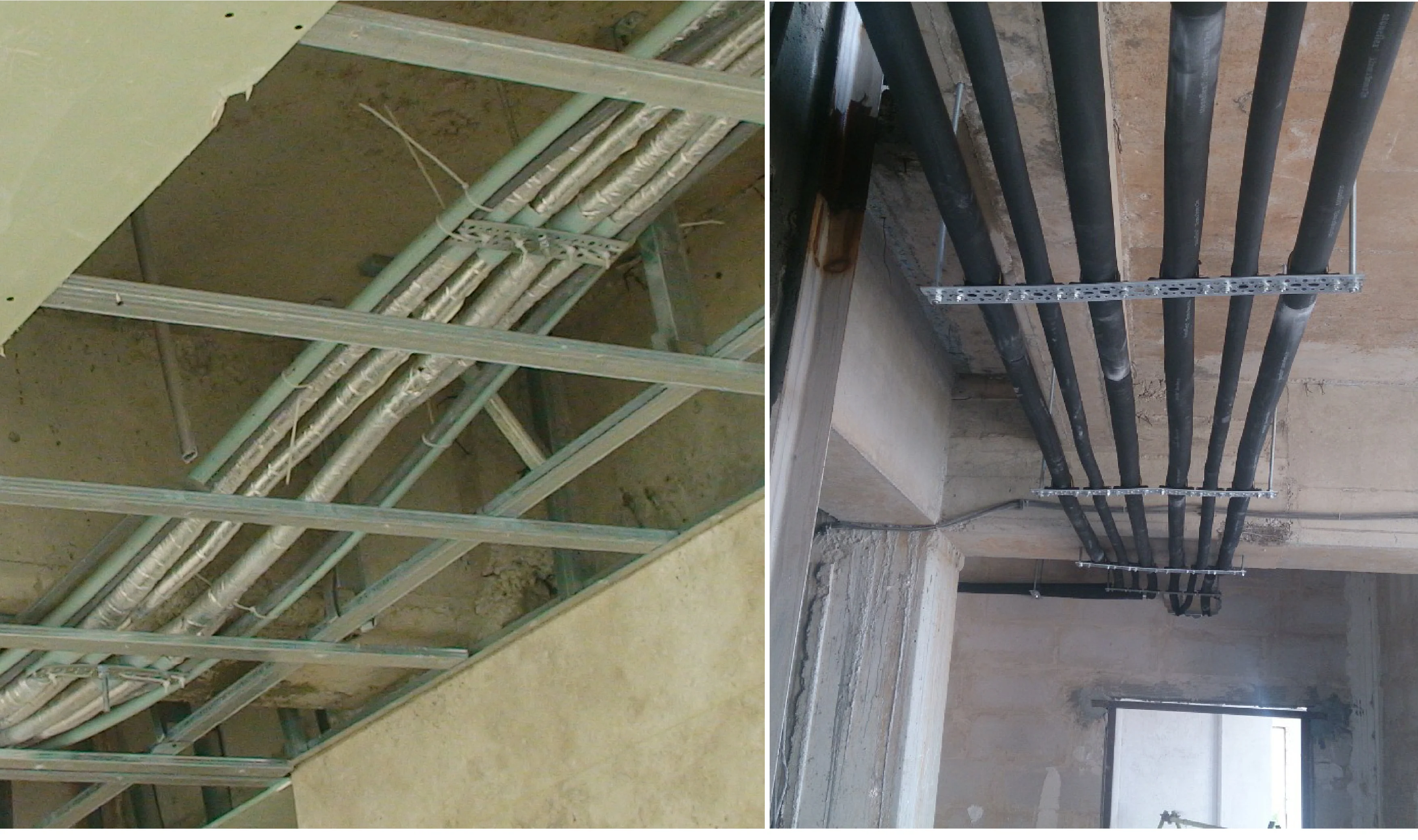 One Flex elastomeric insulation used.