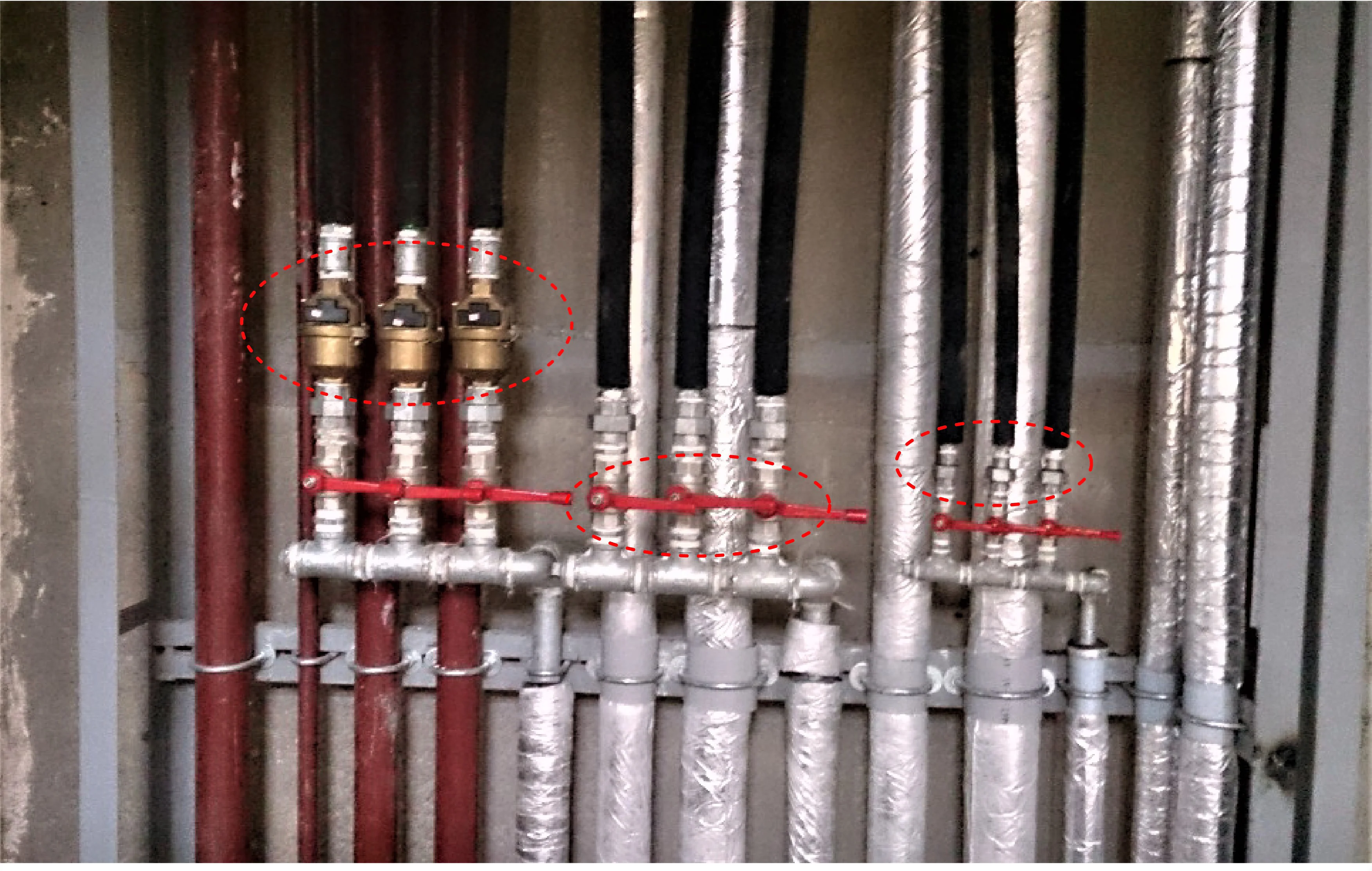 A sub-meter installed for every unit.