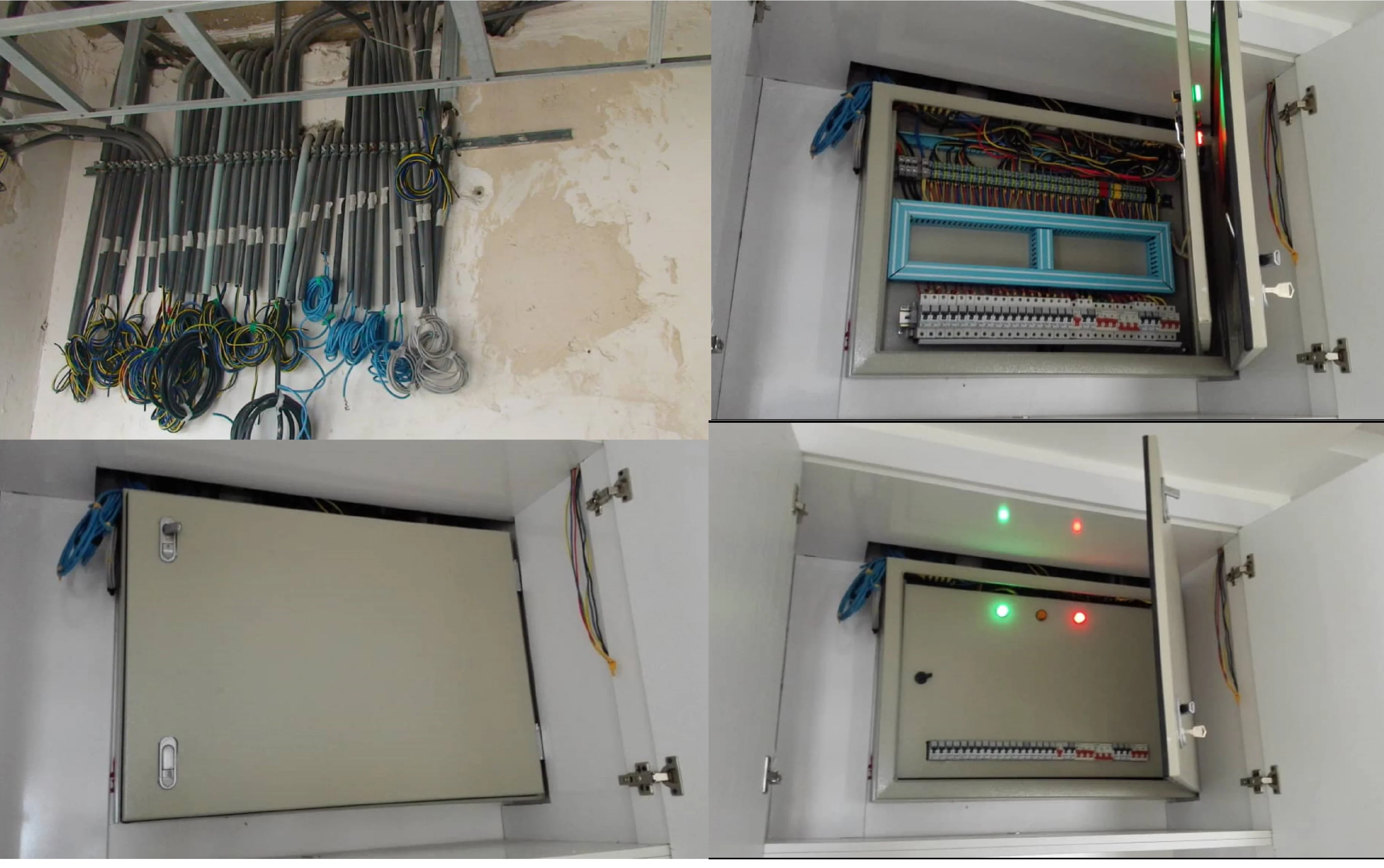 Engineered, standard-compliant distribution board installed in each unit.